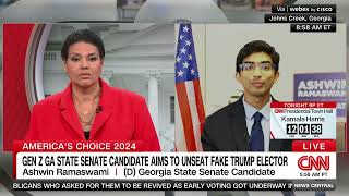 Ashwin Ramaswami on CNN News Central [upl. by Otrebla]