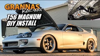 GRANNAS Racing Supra T56 Magnum DIY Install Part 2 [upl. by Edyaw]