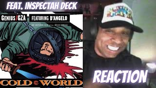 GZA quotCold Worldquot feat Inspectah Deck REACTION Subscriber Request [upl. by Drain893]