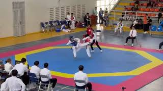 Chung kết đối kháng 45kg Nam THCS giải Taekwondo HKPĐ TPHCM VĐV Củ Chi giáp xanh giành HCV [upl. by Anib]