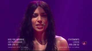 Loreen  Statements Melodifestivalen 2017  Andra Chansen 04032017 Subtitles [upl. by Brittni]