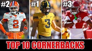 Top 10 CORNERBACKS In The 2024 NFL Draft  Post Season Rankings [upl. by Larkins]