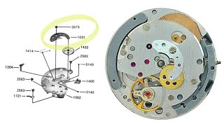 Lemania Cal5100 Disassemble [upl. by Saddler]