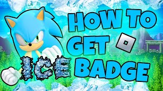 HOW TO GET HIDDEN ICE BADGE IN SONIC ELEVATOR [upl. by Anastas]