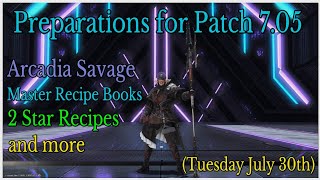 FFXIV Dawntrail patch 705 preparations [upl. by Eceela]