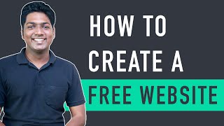 How To Create A Free Website  with Free Domain amp Hosting [upl. by Eecrad363]