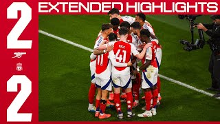 EXTENDED HIGHLIGHTS  Arsenal vs Liverpool 22  Saka scores his 50th Premier League goal [upl. by Ettesyl37]