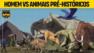 Animais préhistóricos vs humanos [upl. by Ssac]