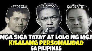 Ano ang mga nagawa ng 3 Siga tatay nila Duterte Robin Padilla Tito Sotto History [upl. by Mureil]