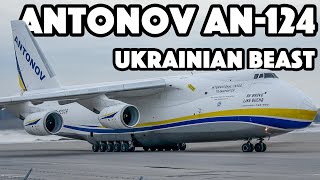 Ukrainian Beast Antonov Airlines AN124 Ruslan action in Montreal YMXCYMX [upl. by Melina]