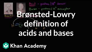 Brønsted–Lowry acids and bases  Chemical reactions  AP Chemistry  Khan Academy [upl. by Solange]