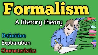 Formalism  What is formalism  Formalism theory  Literary theories  formalism literature [upl. by Ynelram743]