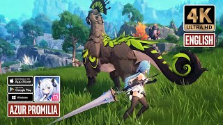 AZUR PROMILIA Gameplay English Trailer Open World Game [upl. by Benedetta]