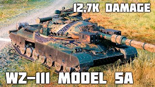 WZ111 model 5A WoT – 5Kills 127K Damage [upl. by Rodney]