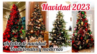 Árboles de navidad tradicionales y modernosTendencias 20232024 [upl. by Pampuch868]