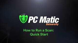 How to Run a PC Matic Scan  Quick Start [upl. by Yliah]