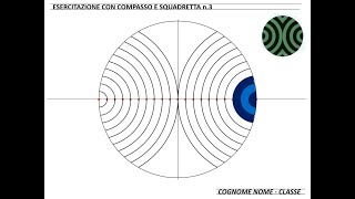 Esercitazione con compasso e squadretta A3 [upl. by Mellie]