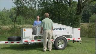 Skycasters MST  Mobile Satellite Internet Trailer [upl. by Lait]