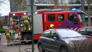 Aankomst brandweer Brand woning keuken Goirle [upl. by Ueik]