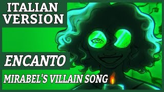 MIRABELS VILLAIN SONG  We Dont Talk About Bruno  ANIMATIC  Italian Version [upl. by Almeria]