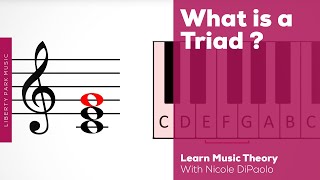 What is a Triad  Music Theory  Video [upl. by Idelia]