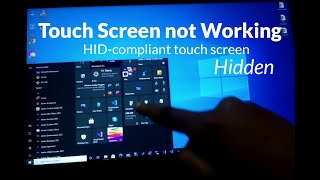 HIDcompliant touch screen not working [upl. by Elysia]