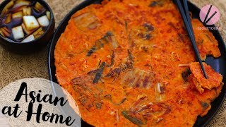 The BEST Kimchi Pancake [upl. by Hadley]