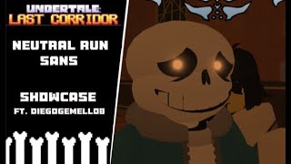 PT1  NEUTRAL RUN SANS  Undertale  Last corridor [upl. by Anirpas569]