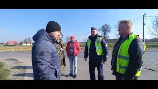 Żadnych Zastrzeżeń ze Strony Policji po Zakończeniu ProtestRolników w Durdach [upl. by Elimay173]