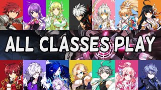 Elsword  All 56 Classes Play 2023 [upl. by Htrap217]