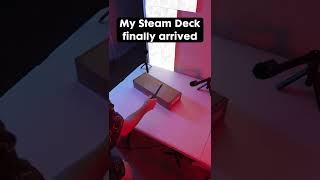 I FINALLY GOT MY STEAM DECK Unboxing shorts [upl. by Niletak]