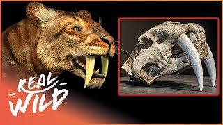 The Extraordinary Truth About The Saber Tooth Tiger  Extinct Animals  Real Wild [upl. by Koehler]