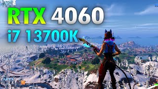 RTX 4060 Fortnite  i7 13700K  RTX 4060 [upl. by Fachini]