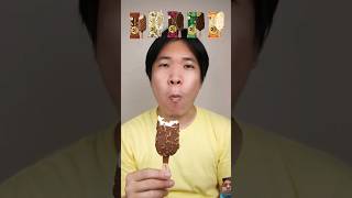 Magnum ice cream flavours mukbang chocolate magnum shorts [upl. by Osber]