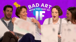 Can John Krasinski and the cast of IF take on our Bad Art challenge  IF [upl. by Ahseia]