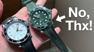 The New 2022 OMEGA Green Seamaster Diver 300m Is Great But I Won’t Be Buying One Honest Review [upl. by Damali]