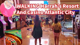 4K  I Took A Walk Through HARRAHS RESORT amp CASINO  Atlantic City  The NEW JERSEY Shore [upl. by Iffar16]