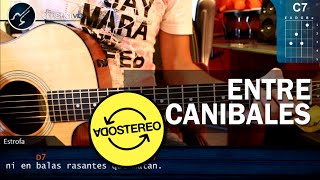 Como tocar quotEntre Caníbalesquot de Soda Stereo  Guitarra HD Tutorial COMPLETO  christianvib [upl. by Chappy363]