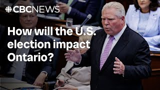 How will the US election impact Ontario [upl. by Sadella]