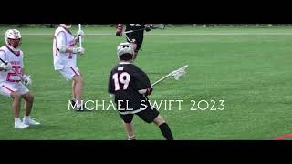 Michael Swift Plattsburgh Lacrosse Highlights [upl. by Acinhoj]