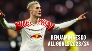 Benjamin Sesko  All Goals 202324 [upl. by Stefa806]