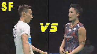 LEE Chong Wei vs Kento MOMOTA  Badminton Asia Championships 2018 SF [upl. by Russell]