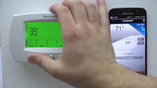 How to reset the wifi connection on your Honeywell Home FocusPRO Thermostat [upl. by Anderegg728]