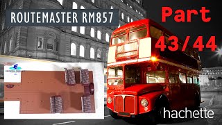 Hachette Routemaster RM857 Londonbus Part 43 amp 44  Die ersten Sitze für den Innenraum [upl. by Ailemap]