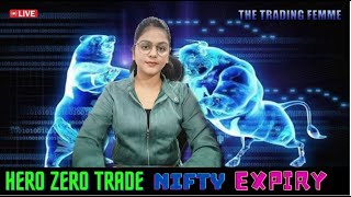 LIVE TRADING NIFTY50 EXPIRY  ZERO HERO TRADE  14 MARCH  TheTradingFemme nifty50 banknifty [upl. by Zanahs]