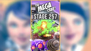 MEGA CRAB stage 257 SOLO 😎 strategygameplay BOOM BEACH shorts [upl. by Mahala]