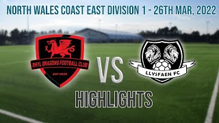 Rhyl Dragons Vs Llysfaen  Highlights  Mar 26th 2022 [upl. by Chuck]