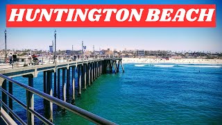 Huntington Beach California Walking Tour [upl. by Fronniah]