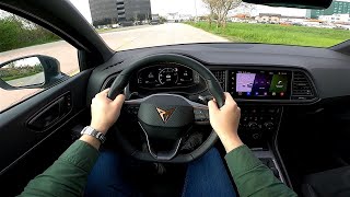 2023 CUPRA Ateca 15 TSI DSG 150 HP POV Test drive Personal experience CARiNIK [upl. by Ecilegna]