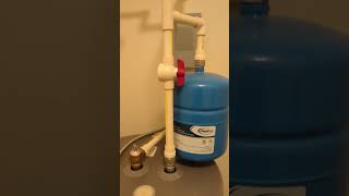 A Propane Tank On Top of Gas Water Heater shortsfeed safety [upl. by Manheim]